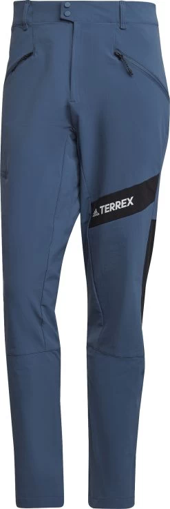 Adidas TERREX Mountaineering Softshell Pants Men, Bl&aring;