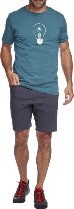 Black Diamond Anchor Stretch Shorts Men, Beige