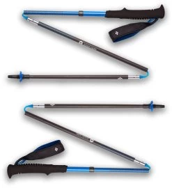 Black Diamond Distance Carbon Z St&aelig;nger, Sort/bl&aring;