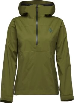 Black Diamond Stormline Stretch Anorak Women, Gr&aring;