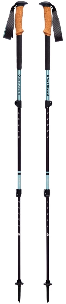 Black Diamond Trail Cork Trekking Polakker Damer, R&oslash;d