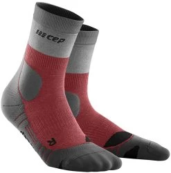 Cep Hiking Light Merino Str&oslash;mper Damer, Brun/gr&aring;