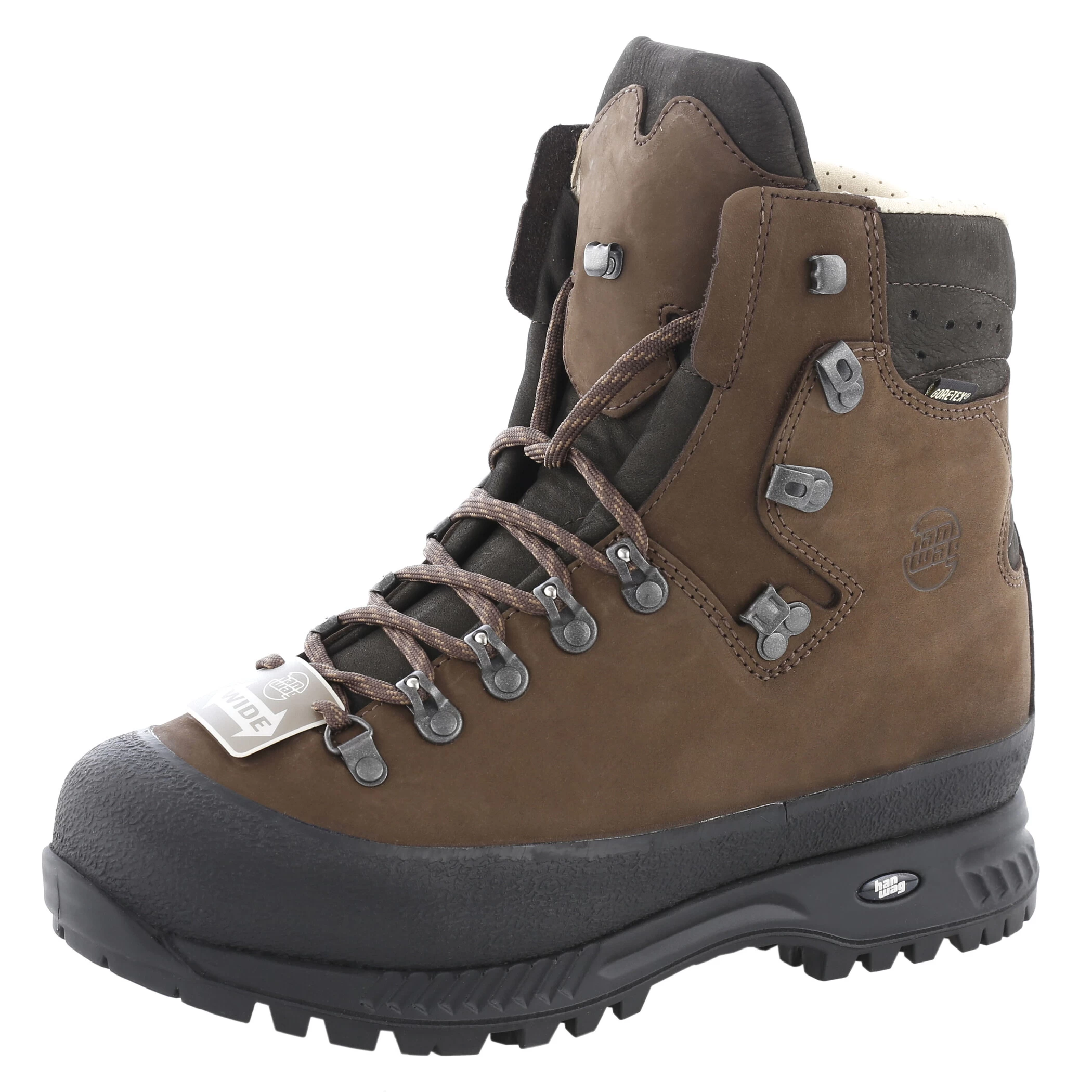 Hanwag Alaska Wide GTX Sko Herrer, Brun 1 Hanwag Alaska Wide GTX Sko Herrer, Brun