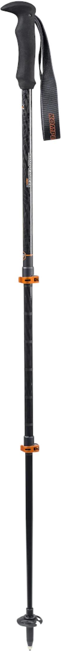 Komperdell Carbon Composite C3 Compact Trekking Poles, Sort