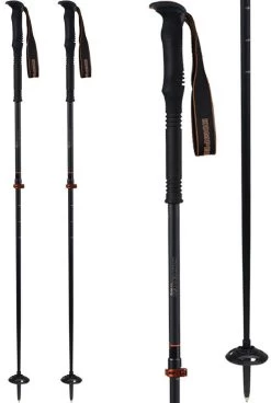 Komperdell Free Touring Ti Stave, Sort