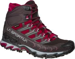 La Sportiva Ultra Raptor II Mid GTX Sko Damer, Gr&aring;/pink