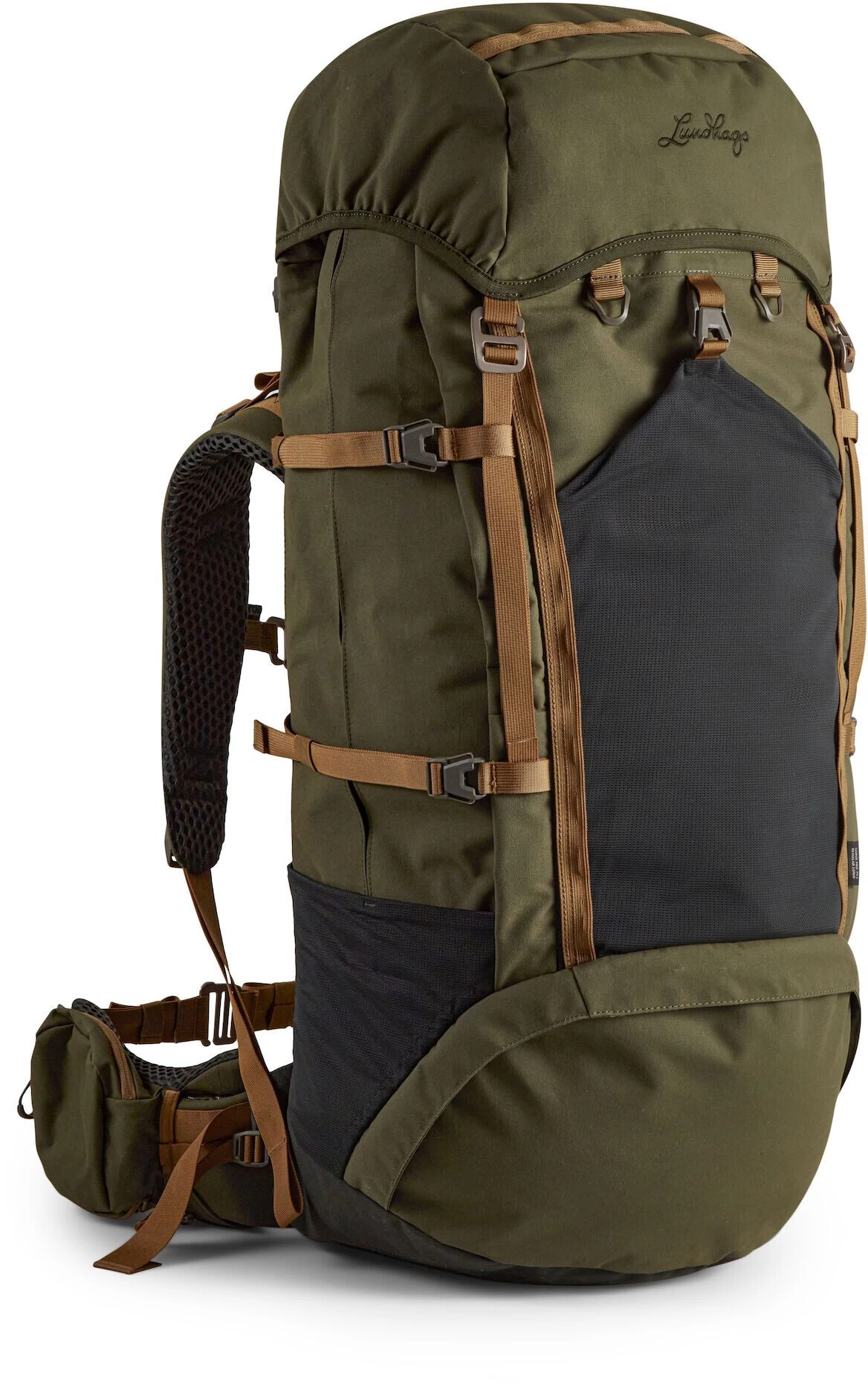 Lundhags Saruk Pro Rygs&aelig;k 75 Liter Almindelig Kort, Oliven