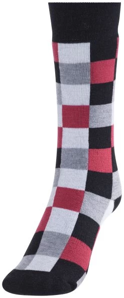 Rohner Carolina Str&oslash;mper B&oslash;rn, R&oslash;d/sort