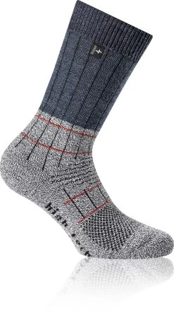 Rohner Fibre High Tech Sokker B&oslash;rn, Bl&aring;/gr&aring;